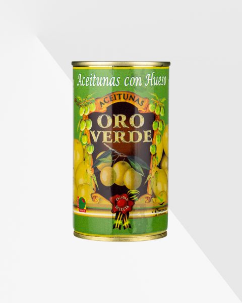 Oro Verde manzanillaoliver gröna med kärna 350 g
