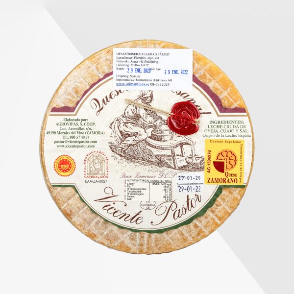 Vicente Pastor Zamorano Curado lagrad fårost 55%