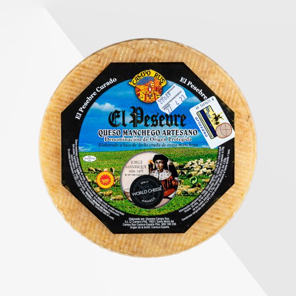 Pesebre Manchego Artesano Curado lagrad fårost 29%