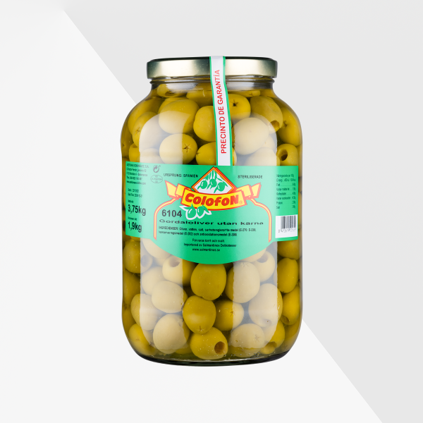 Colofon gordaloliver utan kärna 3,75 kg
