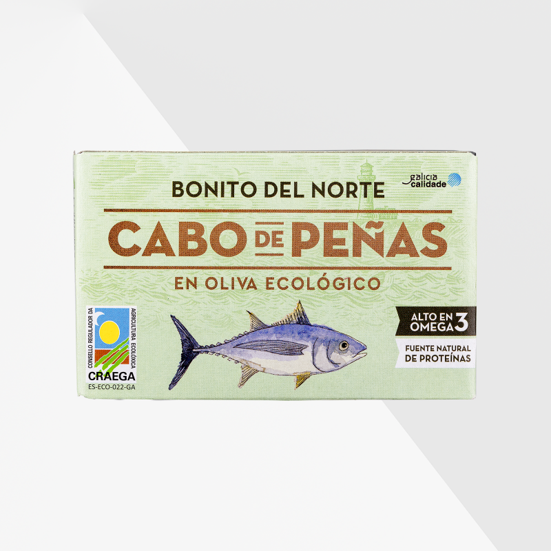 Cabo de Peñas Bonito del Norte tonfisk olja Ekologisk 111g