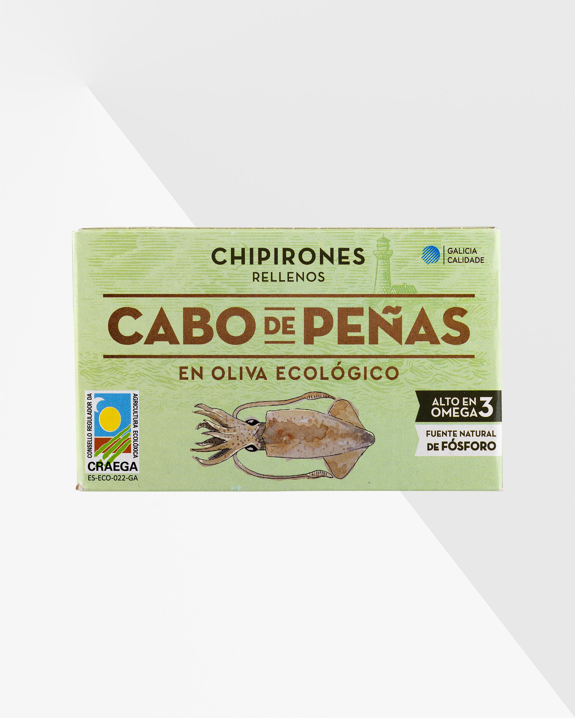Cabo de Peñas Chipirones tioarmad bläckfisk i ekologisk olivolja 111 g