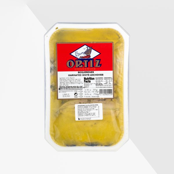 Ortiz Boquerones sardeller i olivolja och vinägrett 900 g