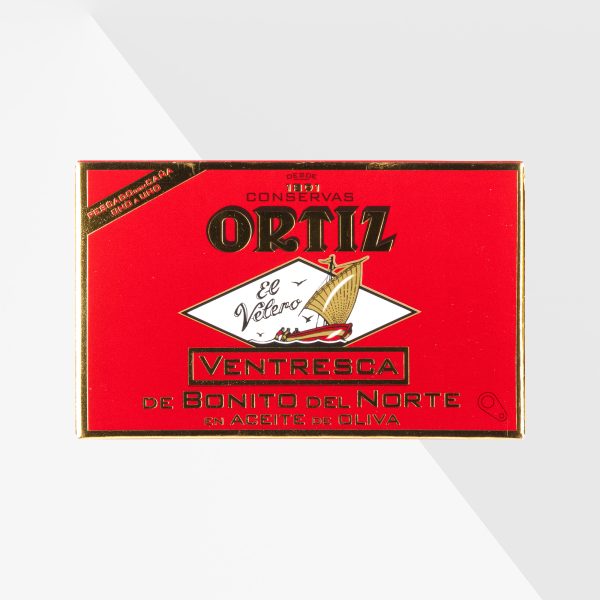 Ortiz Ventresca de Bonito del Norte filéer av vit tonfisk i olivolja 110 g