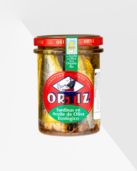 Ortiz Sardinas Aceite de Oliva Ekologisk glas 190g