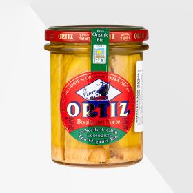 Ortiz Bonito del Norte Ekologisk glas 220g