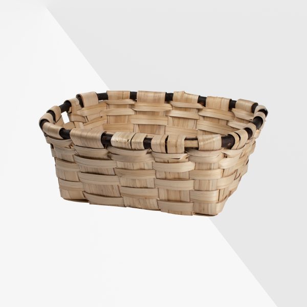 Korg av äkta kastanjeträ