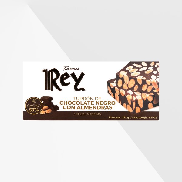 Rey Turron mörk chokladmandelnougat 250 g