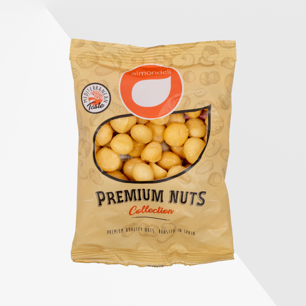 Almondeli Macadamianötter friterad påse 150 g