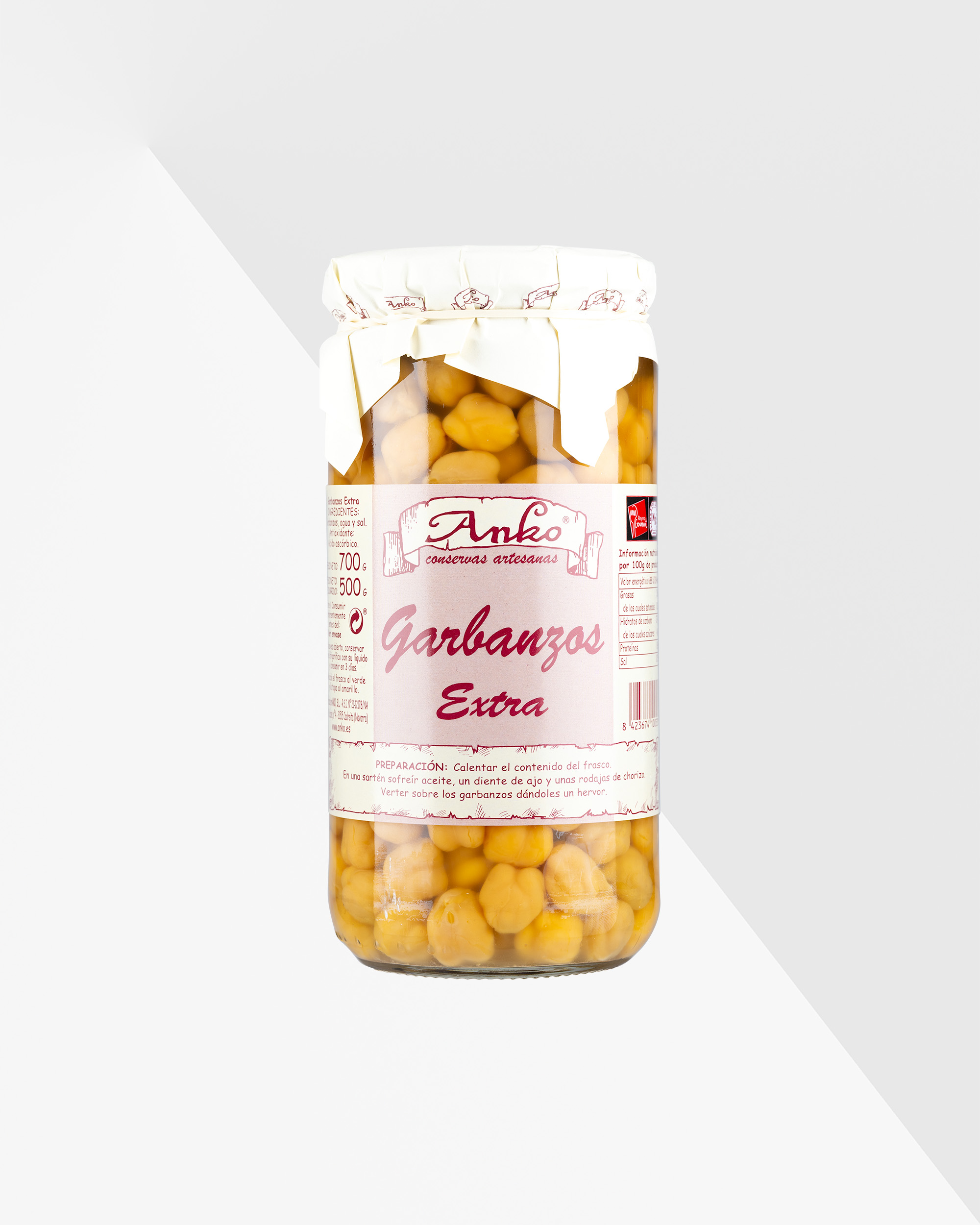 Anko Garbanzos kikärtor 700 g