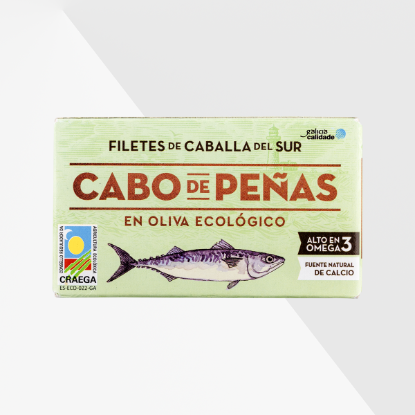 Cabo de Peñas Caballa makrill i ekologisk olivolja 85 g