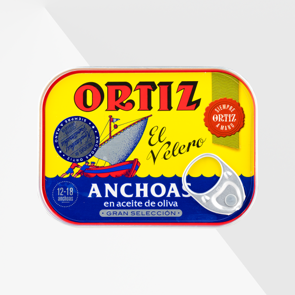 Ortiz Anchoas Gran Seleccion sardeller i olivolja 78 g