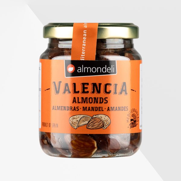 Almondeli Valenciamandel med skal friterad burk 125 g