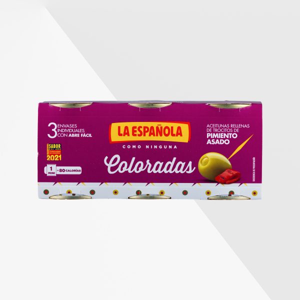 La Española manzanillaoliver fyllda med rostad paprika 360 g