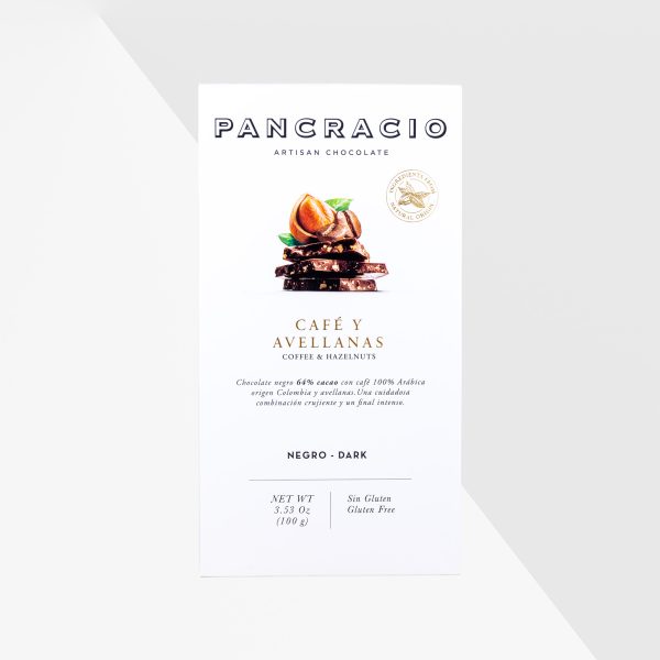 Pancracio mörk choklad med kaffe och hasselnöt 100 g