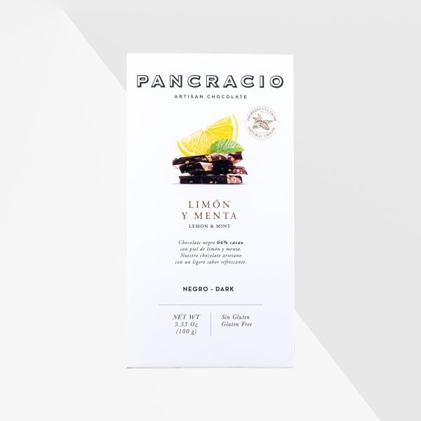 Pancracio mörk choklad med mint och citron 100 g