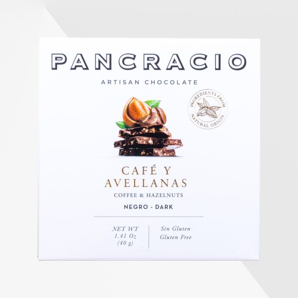 Pancracio mörk choklad med kaffe och hasselnöt 40 g