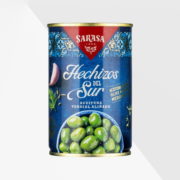 Sarasa Hechizos del Sur verdialoliver med kärna 300 g