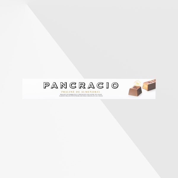 Pancracio mandelpraliner med mjölkchoklad 42% 100 g