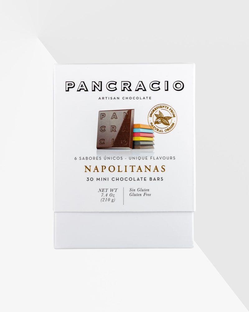 Pancracio Minibars med urval av mörk choklad och mjölkchoklad 210 g