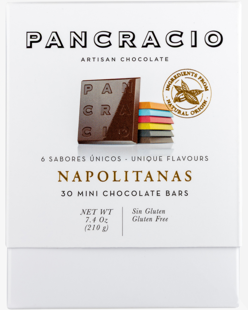 Pancracio Minibars med urval av mörk choklad och mjölkchoklad 210 g - Bild 2