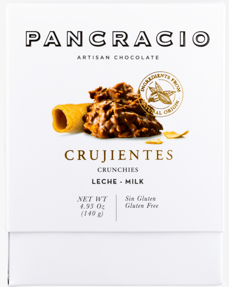 Pancracio Cruijentes mjölkchoklad med våffelkex 42% 140 g - Bild 2