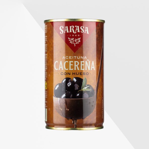 Sarasa cacerenaoliver svarta med kärna 350 g