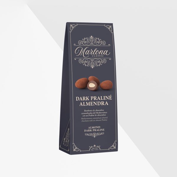 Marlona Mandelchokladpraliner med mörk choklad 80 g
