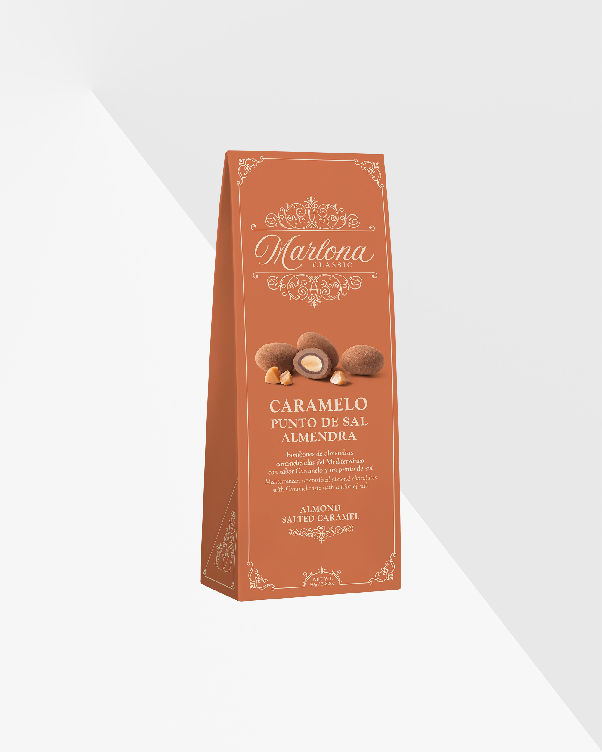 Marlona Mandelchokladpraliner med salt karamell 80 g