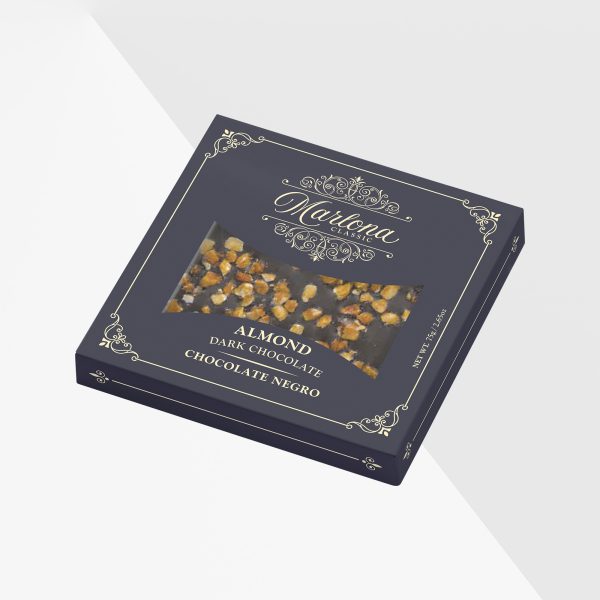 Marlona Mörk choklad med karamelliserad mandel 75 g