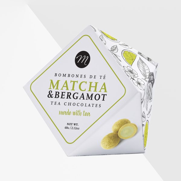 Marlona Vit choklad med matcha-te och bergamott 60 g