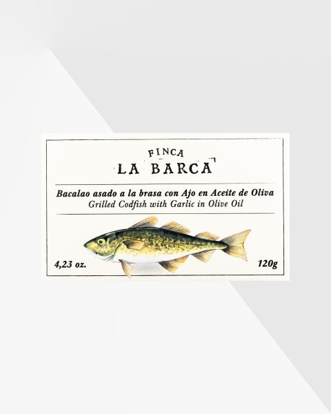 Finca La Barca Bacalao grillad torsk med vitlök 120g