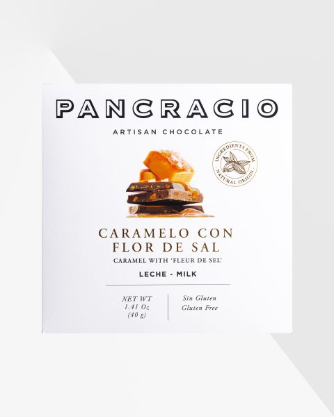 Pancracio Mjölkchoklad med salt karamell 40 g