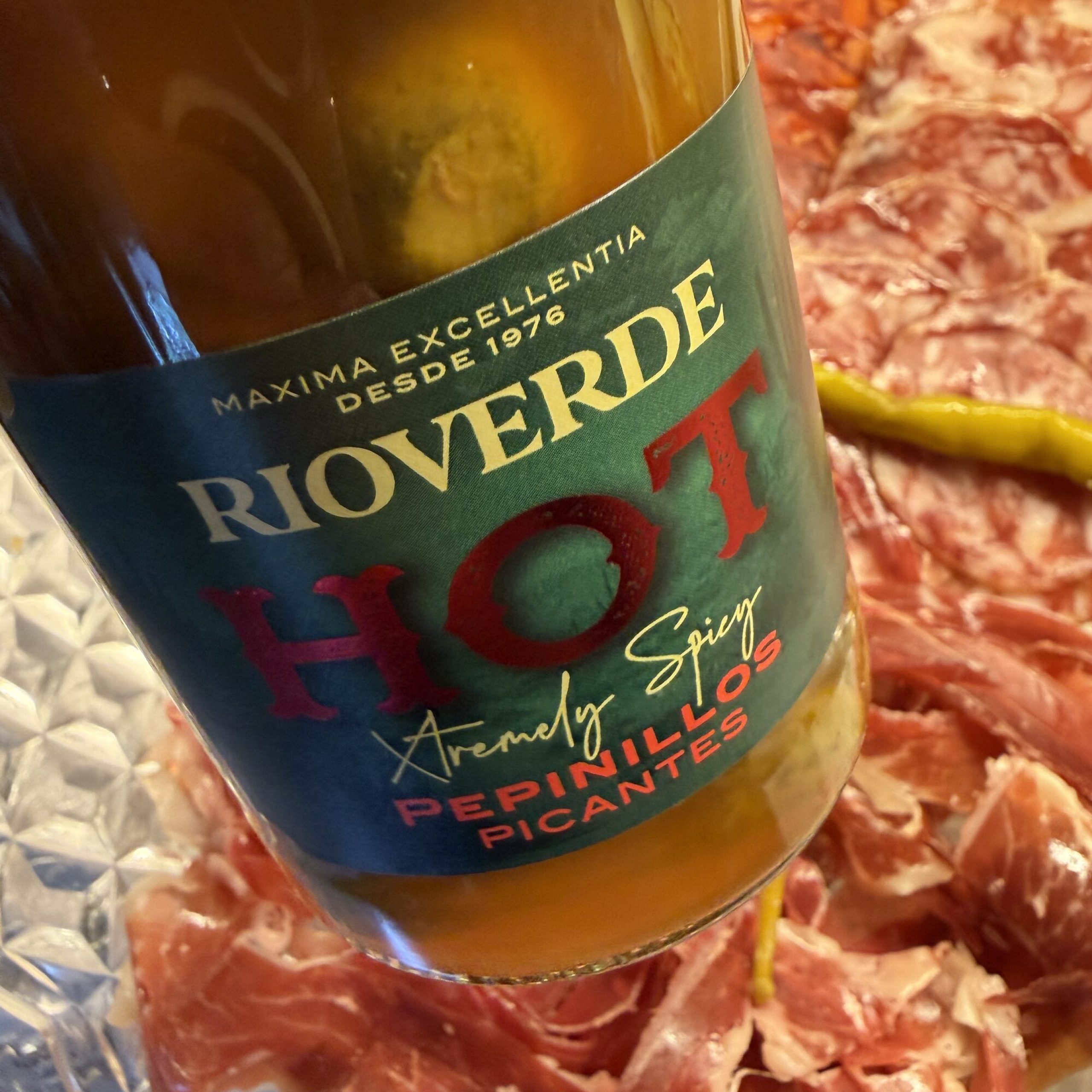 Rioverde Pepinillos Picantes med chorizo och jamón ibérico