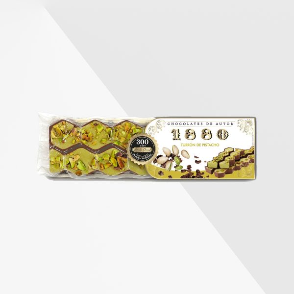 1880 Turron Mjölkchoklad Pistage 200 g