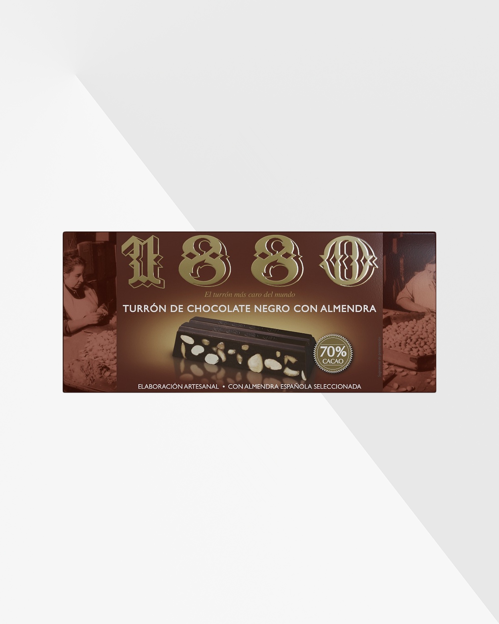 1880 Turron Mörk Choklad 200 g