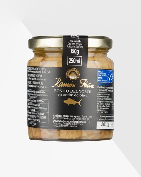 Ramón Peña Bonito del Norte MSC-märkt tonfisk i olivolja glas 227 g