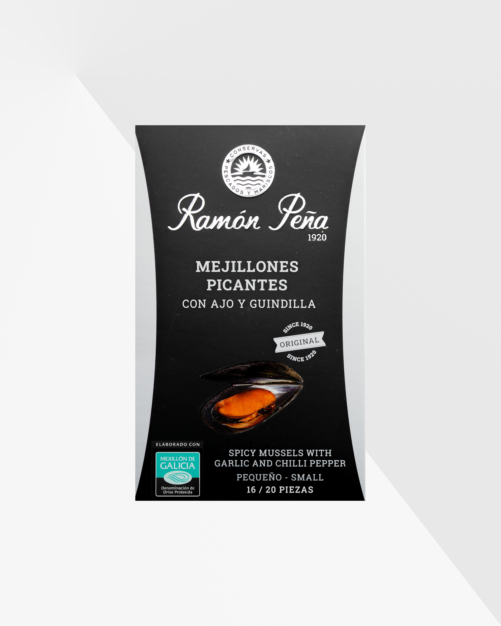 Ramón Peña kryddstarka musslor med vitlök och chili 110 g