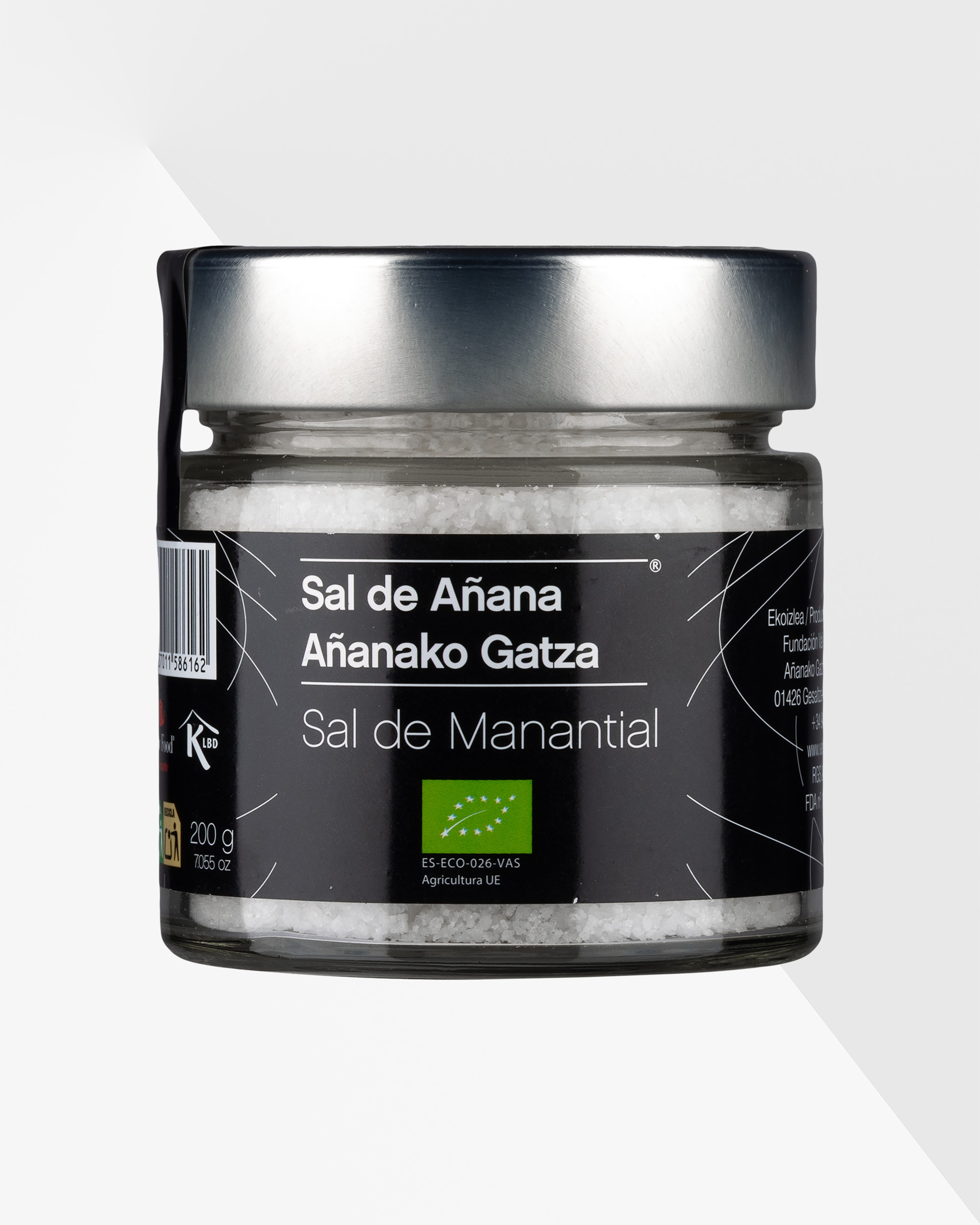 Sal de Añana mineralsalt glas ekologiskt 200g
