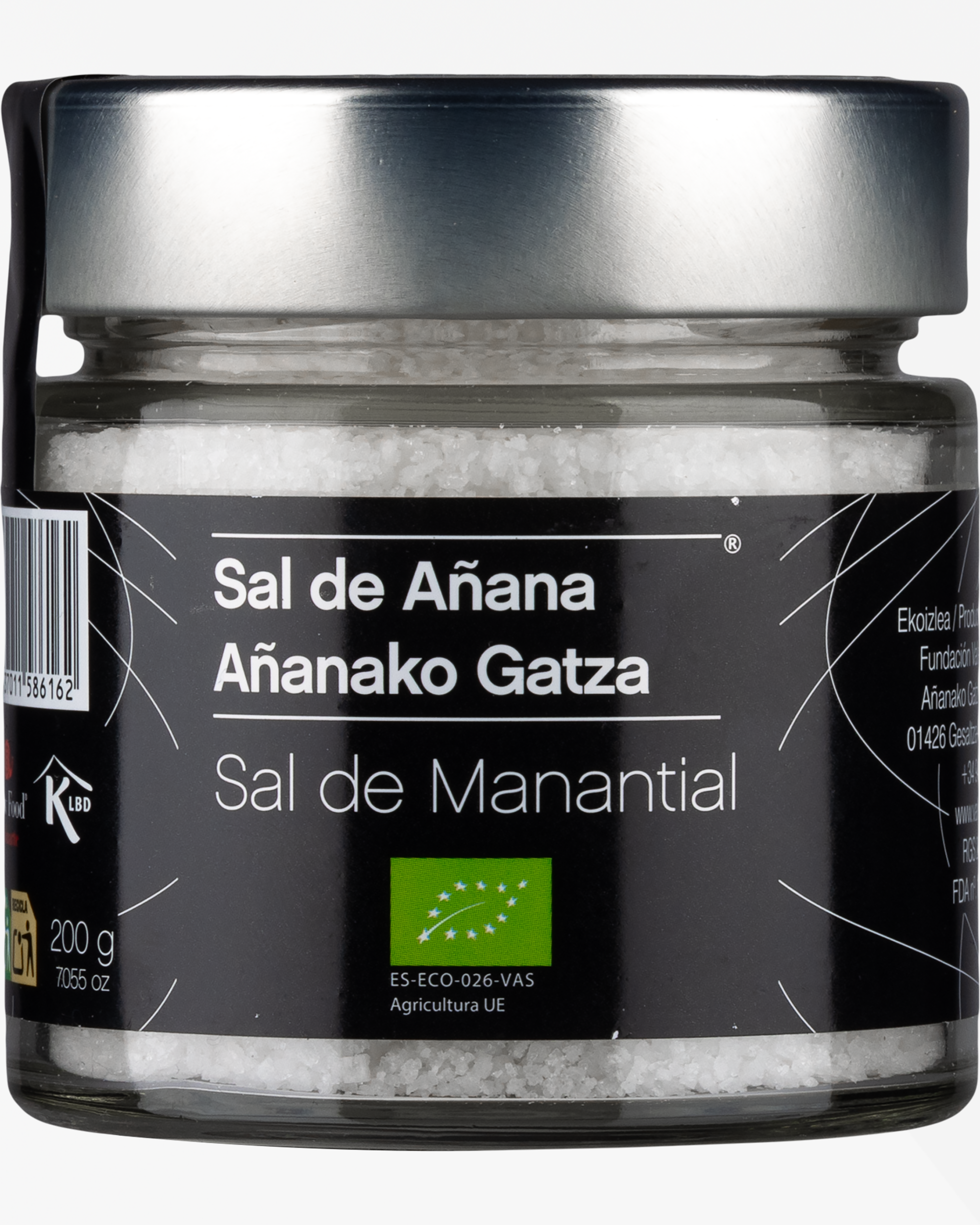 Sal de Añana mineralsalt glas ekologiskt 200g - Bild 2
